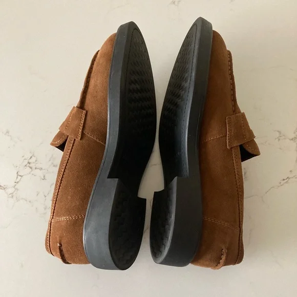 Vagabond Brown Suede Penny Loafers Classic Comfort Neutral Capsule Staple Daily - Picture 8 of 14